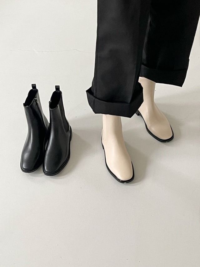 Square Toe Chelsea Boots