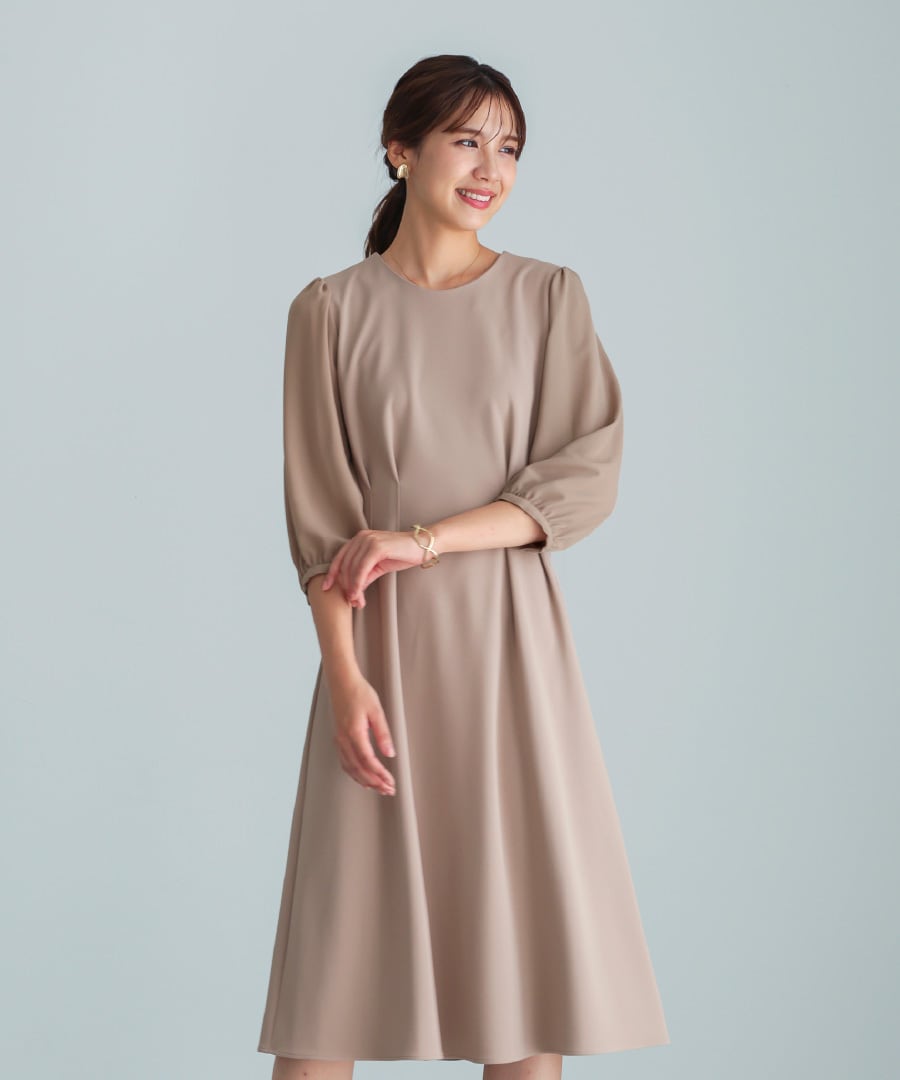 ぷーママさん専用　ワンピース ステッチデザインコクーンカットワンピース｜WOMEN｜250HAM83