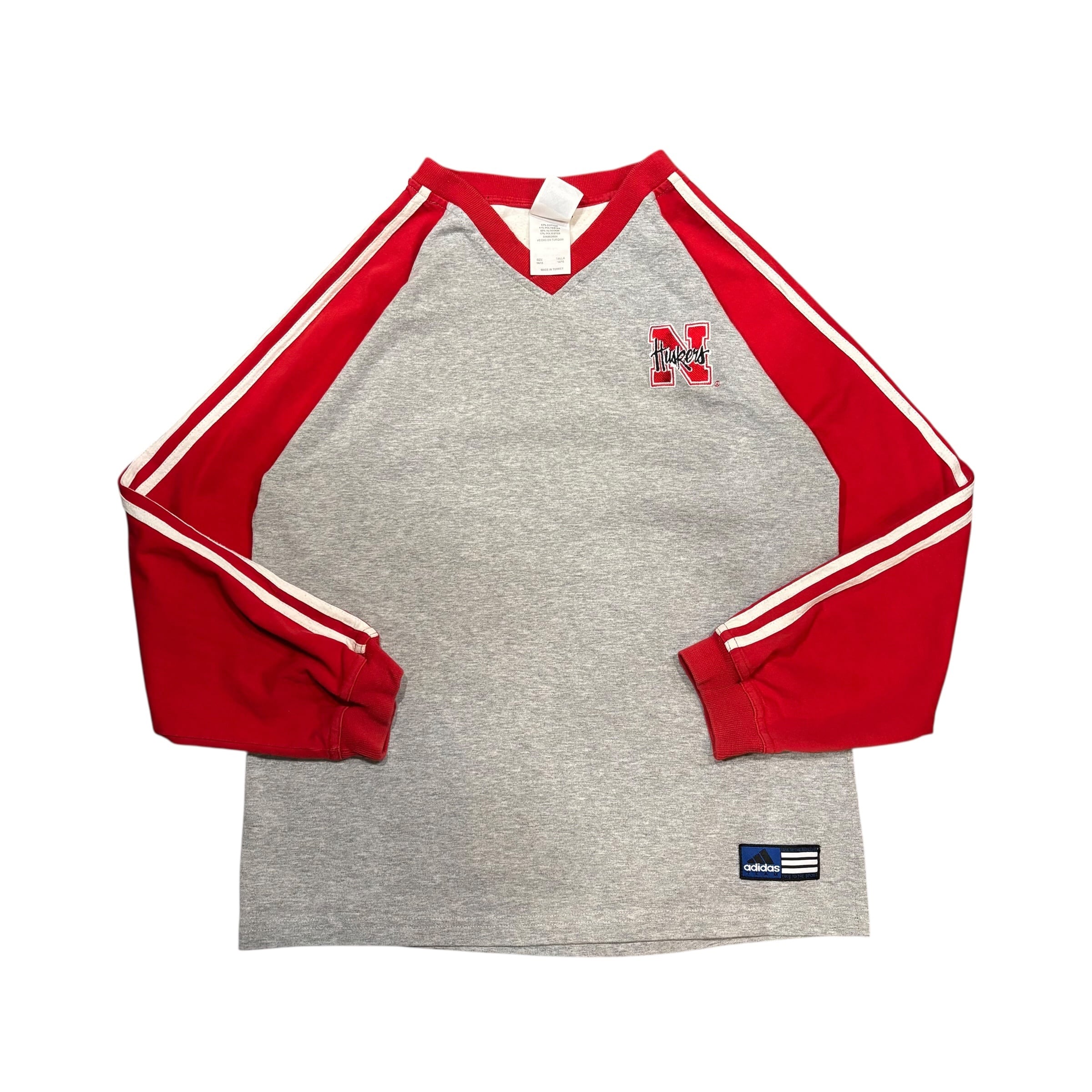 【古着】adidas Nebraska long sleeve T-shirt