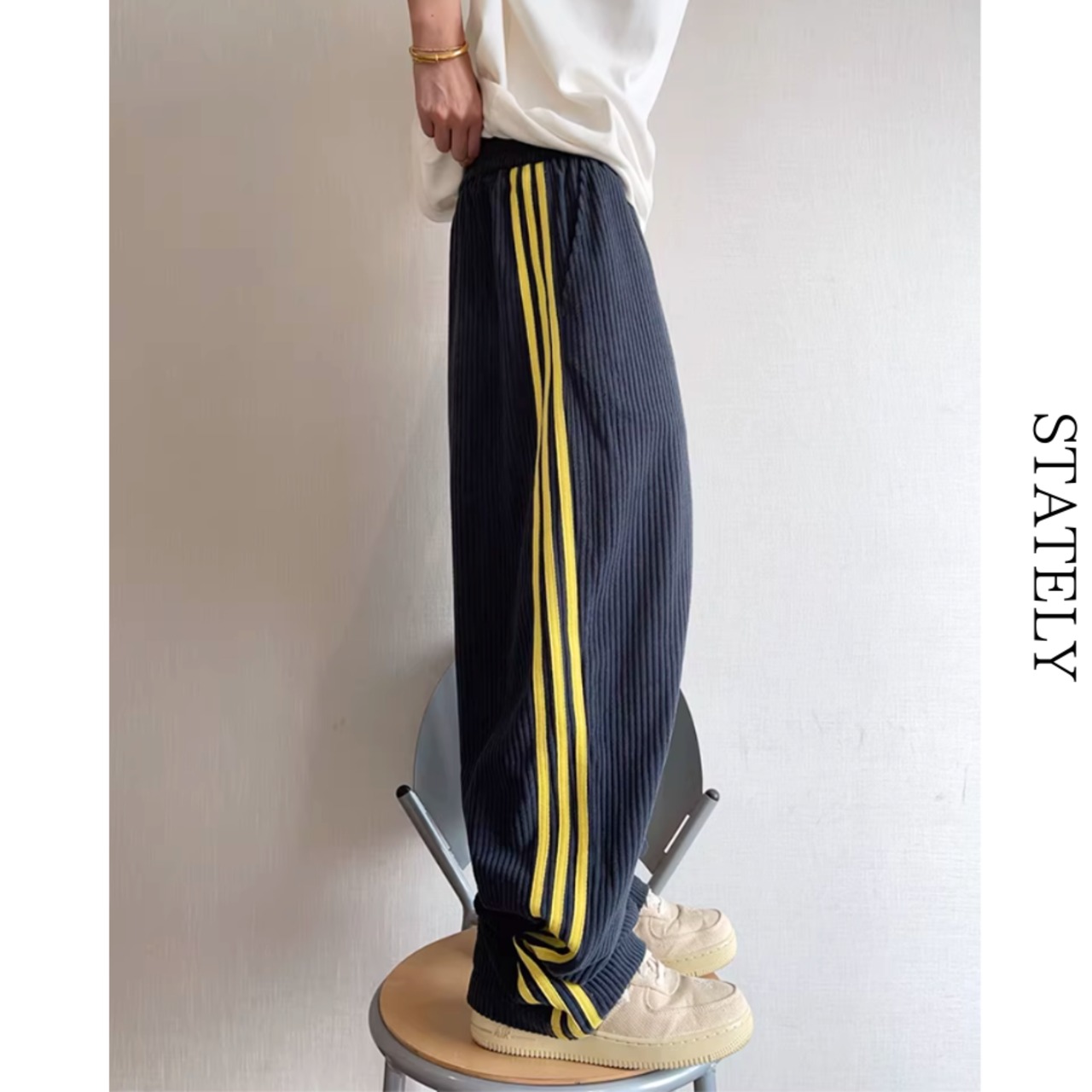 コーデュロイリブトラックパンツ/2color_B52・画像10