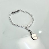 GODSIZE® I.D. TAG with #2 CHAIN BRACELET with CIRCLE / ゴッドサイズ® I.D.タグ#2チェーンブレスレットウィズサークル
