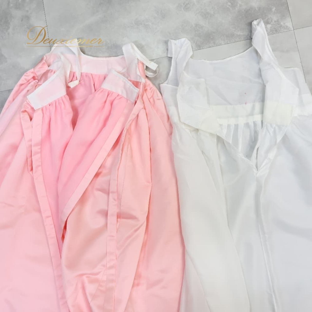 韓国伝統衣装 チマチョゴリ ピンク系 明るい トップス ワンピース ドレス インナー 花 花柄 刺繍 チマ チョゴリ 白 民族衣装 還流 韓服 イベント コスプレ 仮装 舞台 ステージ かわいい 華やか 光沢 ダンス ホワイト系