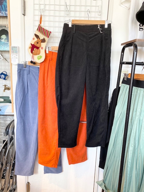 レディース ストレッチコーデュロイ テーパードパンツ レディース ストレッチコーデュロイ テーパードパンツ