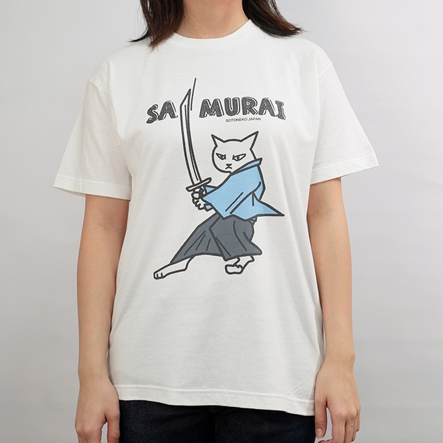 サムライ猫Tシャツ