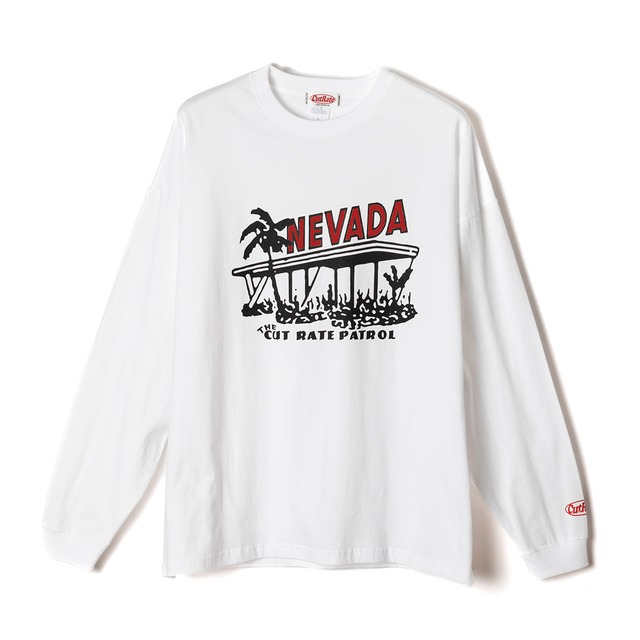 CUTRATE NV LOGO DROPSHOULDER L/S TEE