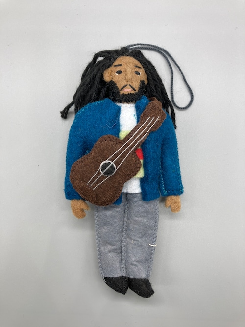 SILK ROAD BAZAAR FIGURE ORNAMENT - BOB MARLEY 1