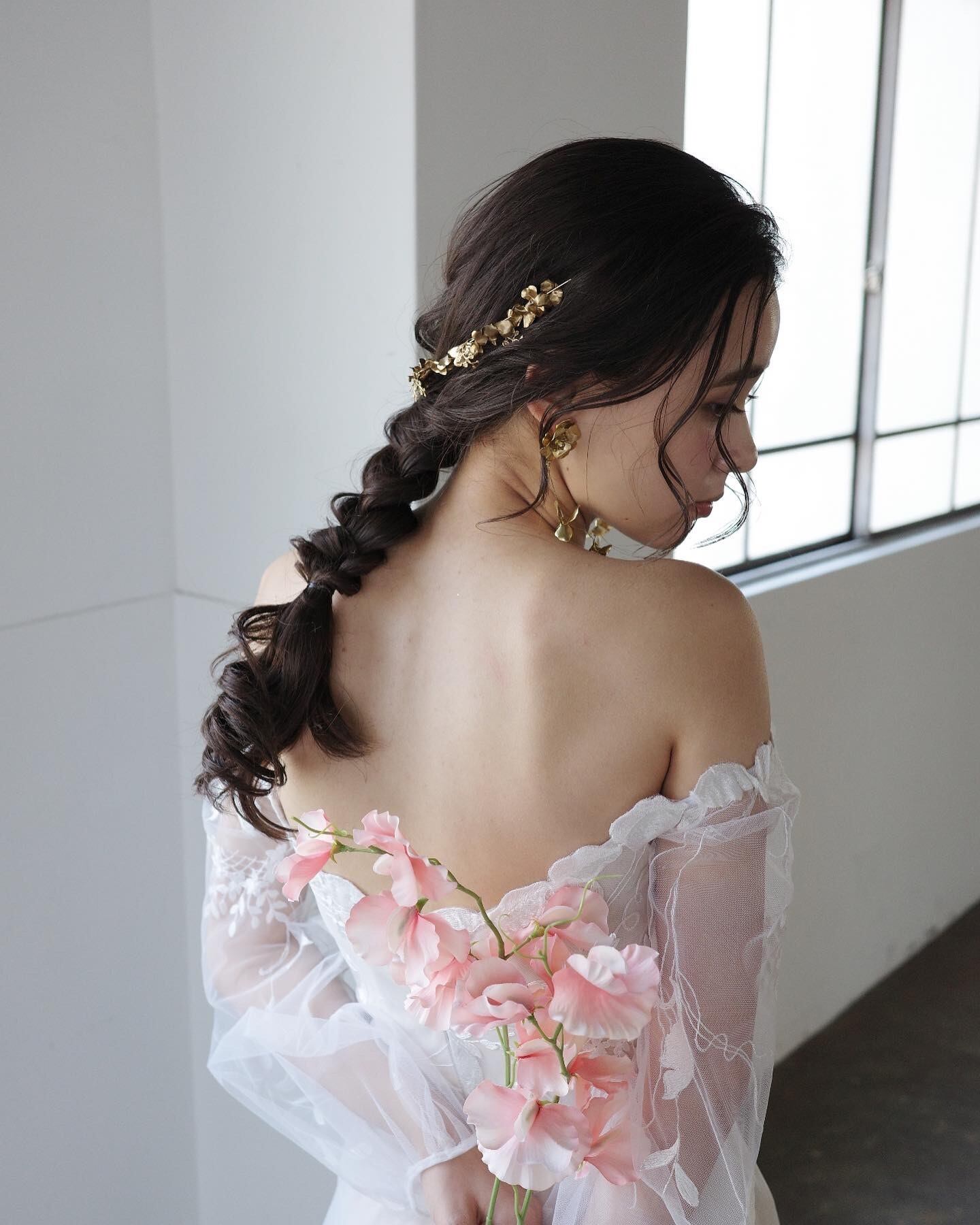 ゼクシィ掲載♡flua♡ ヘッドドレス - ブライダルアクセサリー