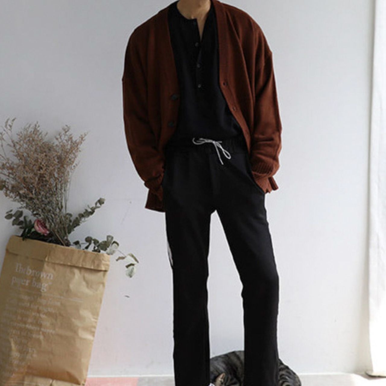 ベーシックVラインニットカーディガン　MT0080369