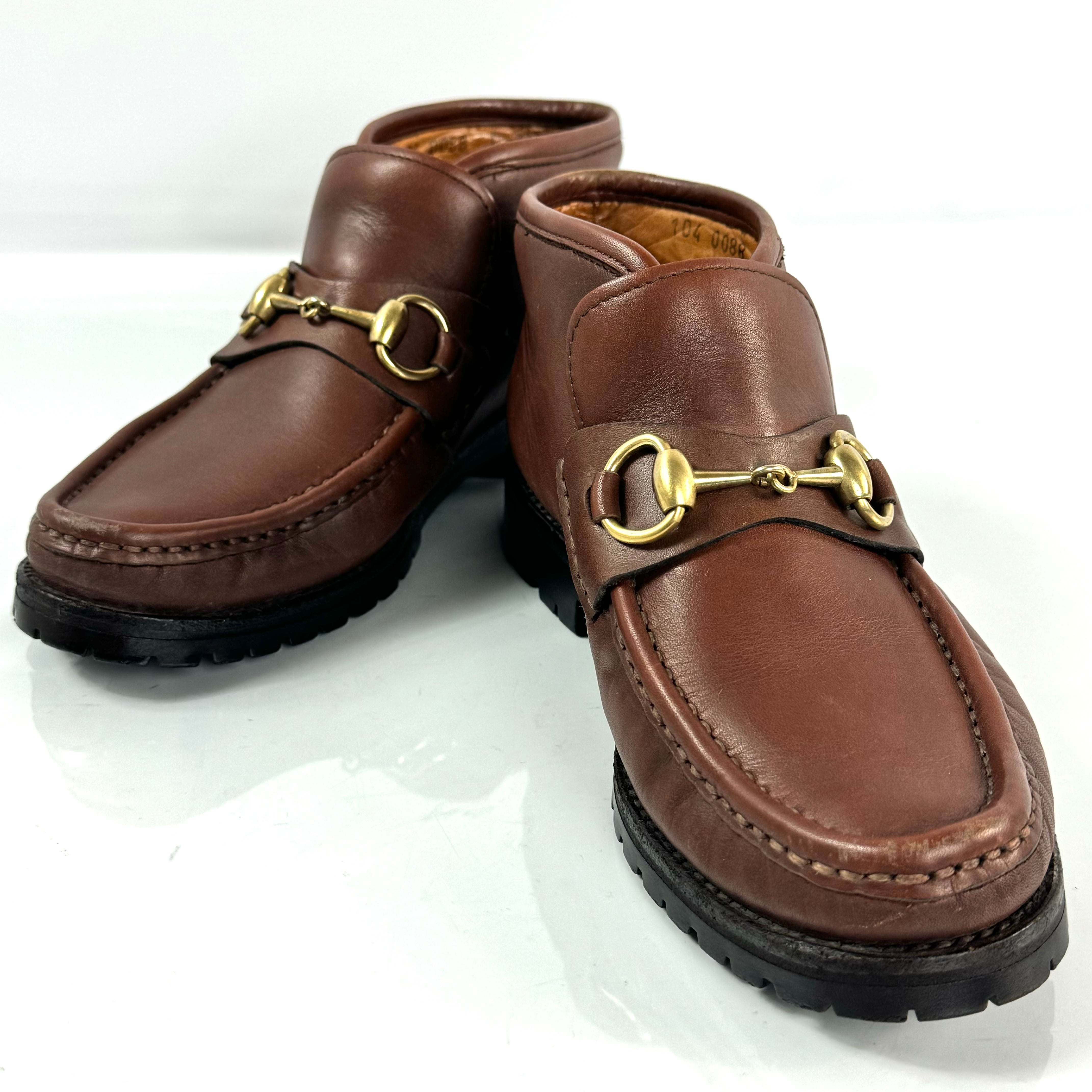 グッチ GUCCI ホースビット アンクルブーツ ショートブーツ 35 1/2 C 