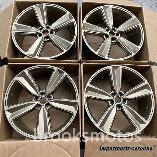 アウディ RS5 20x9 オフセット 25 4 本セット 20インチ 新品ブロンズホイールフィット LI-1042