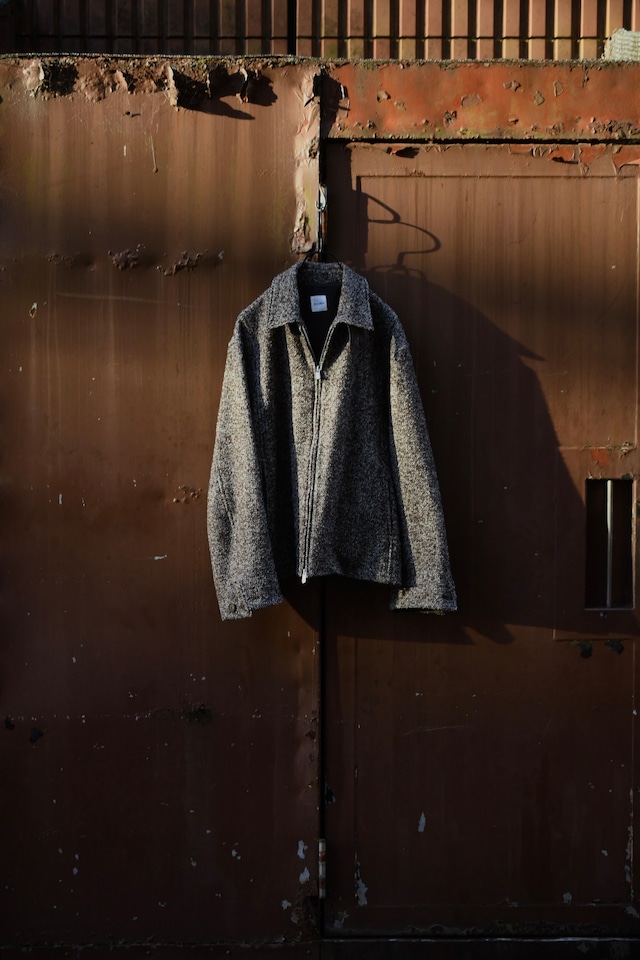 BISOWN / ALASHAN CASHMERE ZIP UP BLOUSON (Charcoal Gray)