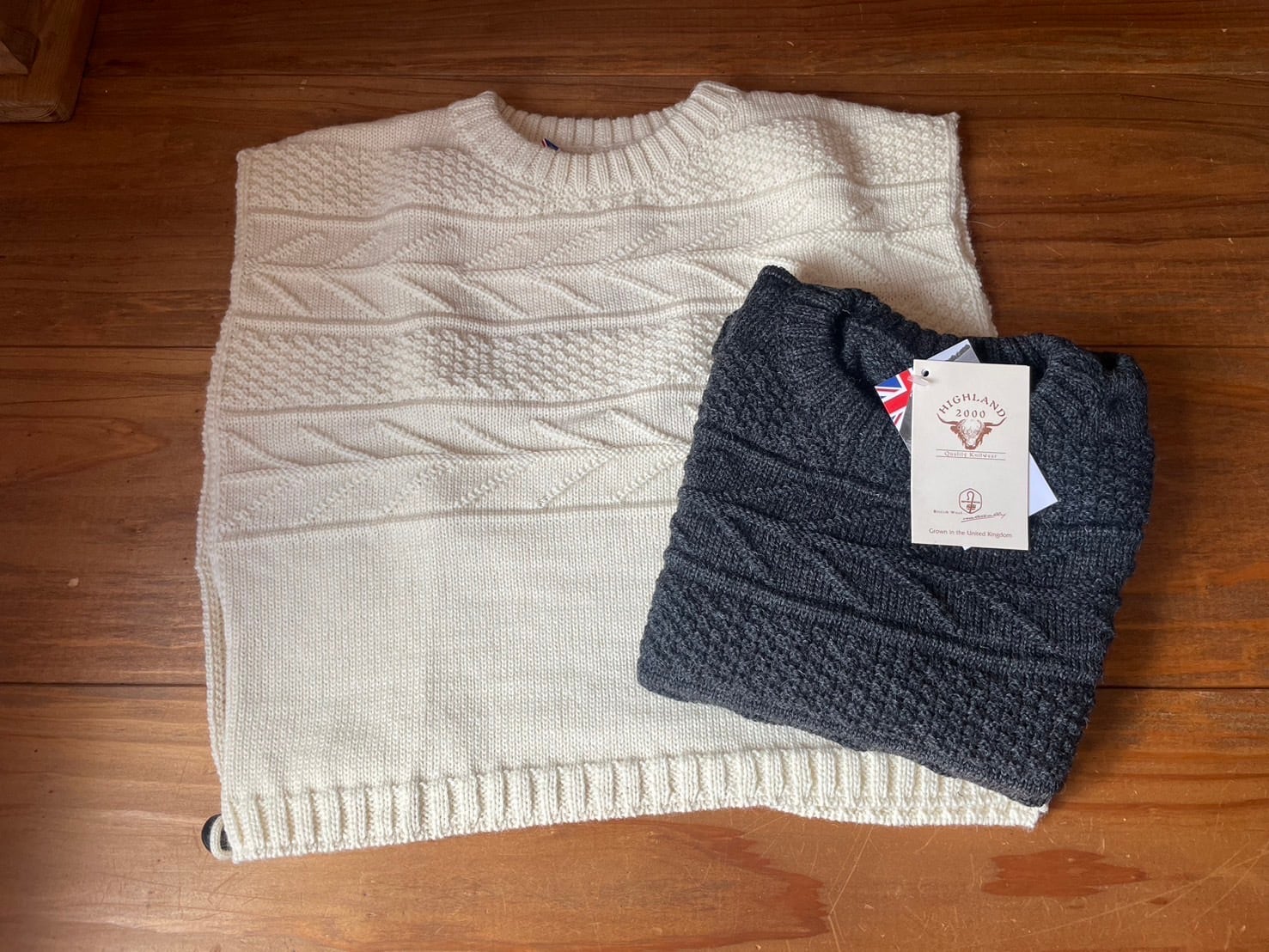 HIGHLAND2000 アランニットベスト | PADDY'S