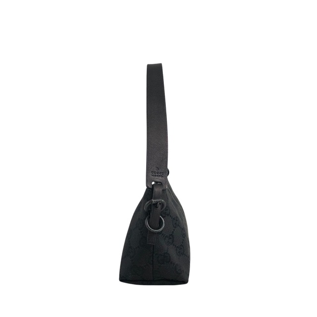 GUCCI グッチ GG柄 ハンドバッグ ブラック キャンバス バニティバッグ 103399･002058 vintage ヴィンテージ オールド d6ujpg