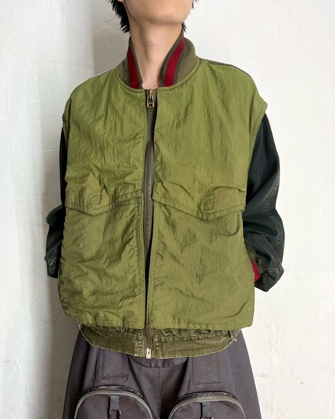 80s 初期 Boneville Knit Switching Jacket 80s 初期 Boneville Knit Switching Jacket - メルカリ