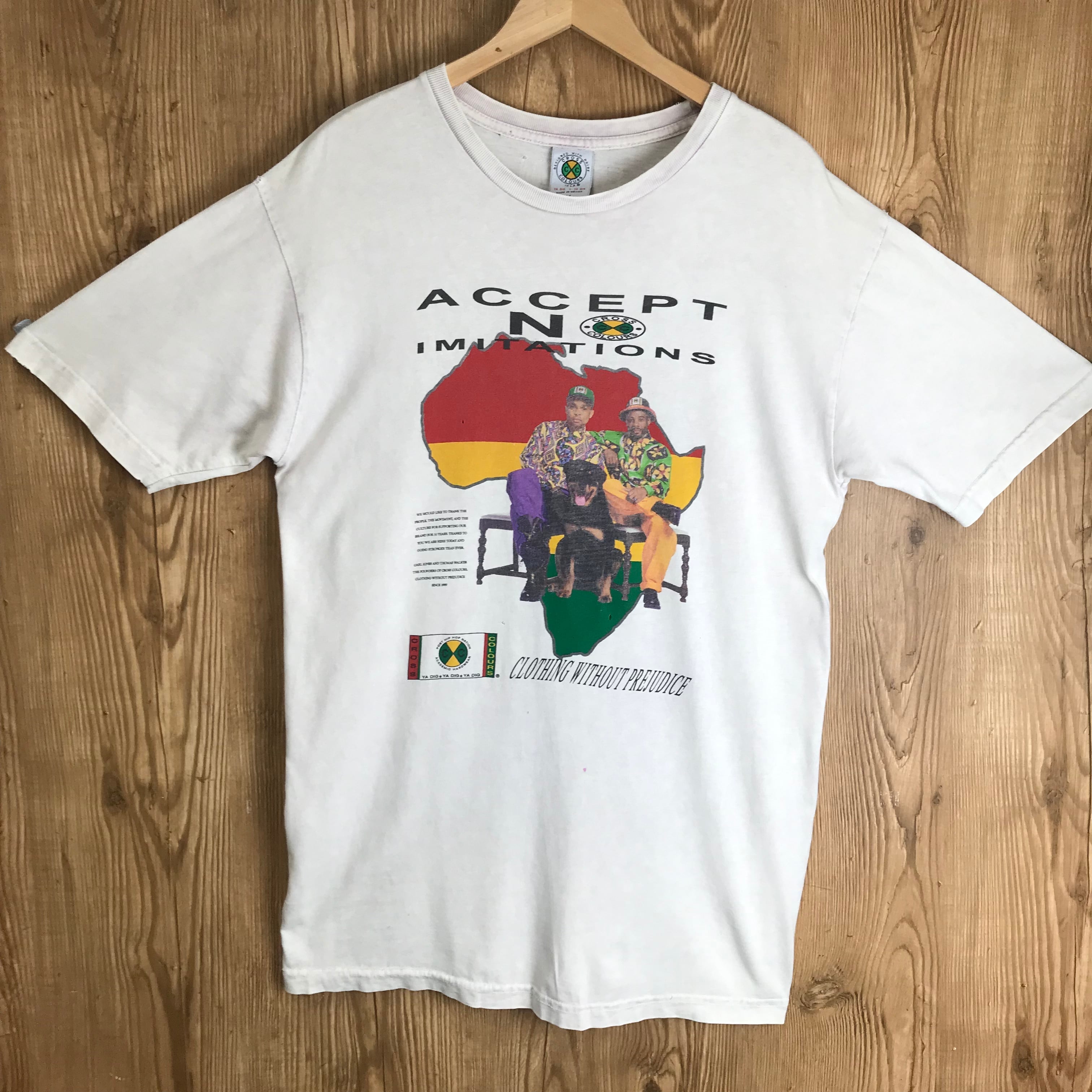 希少! 90年代 米国製クロスカラーズ CROSS COLOURS BIGシャツ 希少! 90年代 米国製クロスカラーズ CROSS COLOURS BIGシャツ