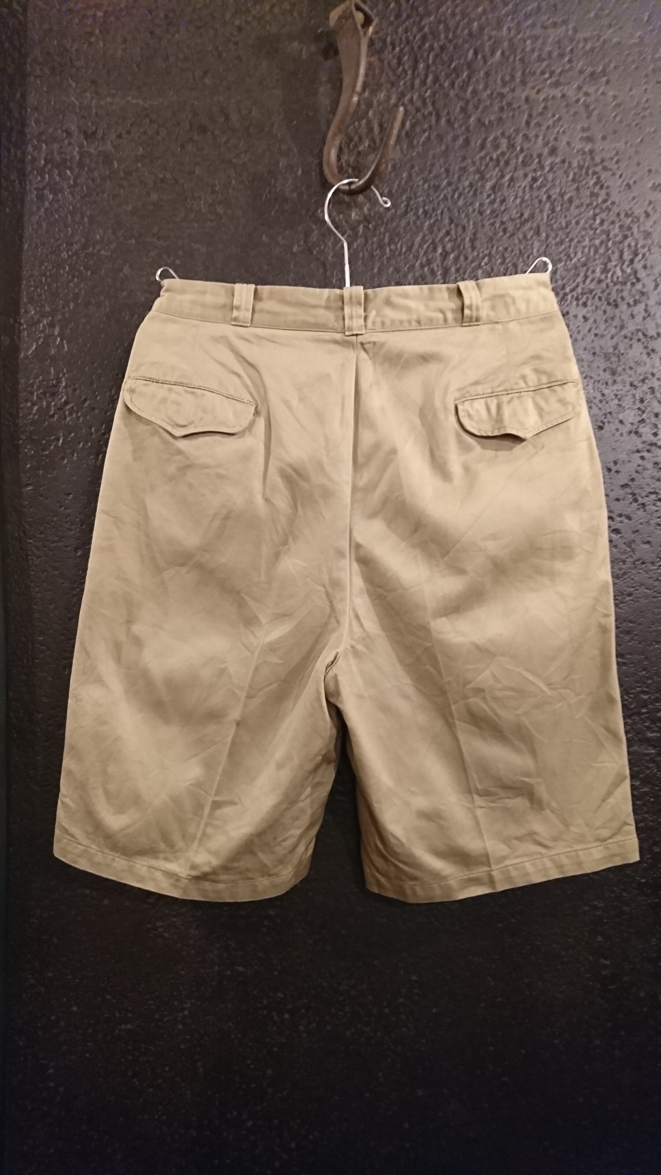1950s US ARMY CHINO SHORTS ② | BOW & ARROW WEB STORE
