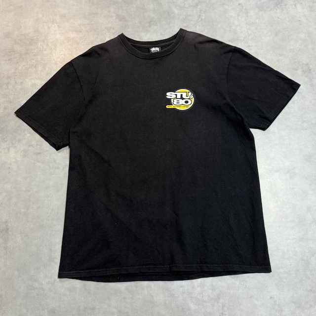 STUSSY “STU 80” Logo Tee – INT’L Stussy Tribe – Black L