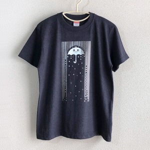 雨ザーザーTシャツ【ダークヘザーネイビー・Sサイズ】〈サンプルSALE〉