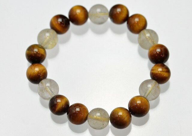 パワーストーン 天然石 金運 財運 パワーストーン ブレスレット タイガーアイ ルチルクォーツ ブレス ギフト 送料無料