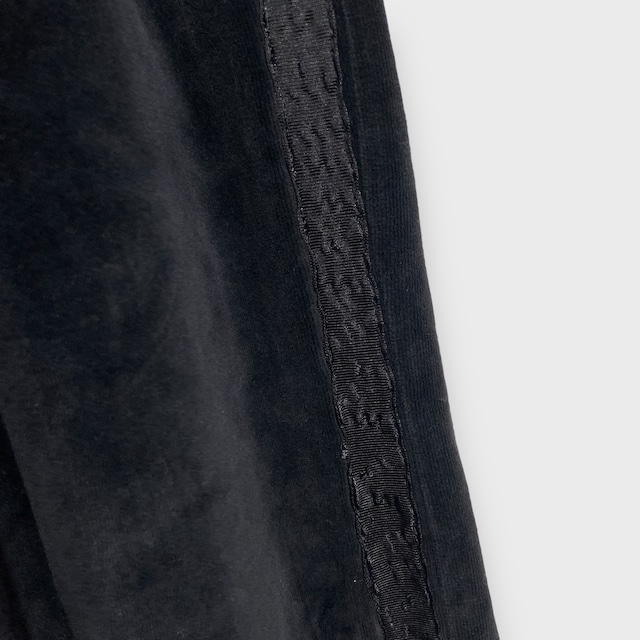 90s SOUTHPOLE サイドラインベロアイージーパンツ ブラック XL