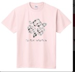 26AWバラロゴTシャツ・ホワイト×ライトピンク