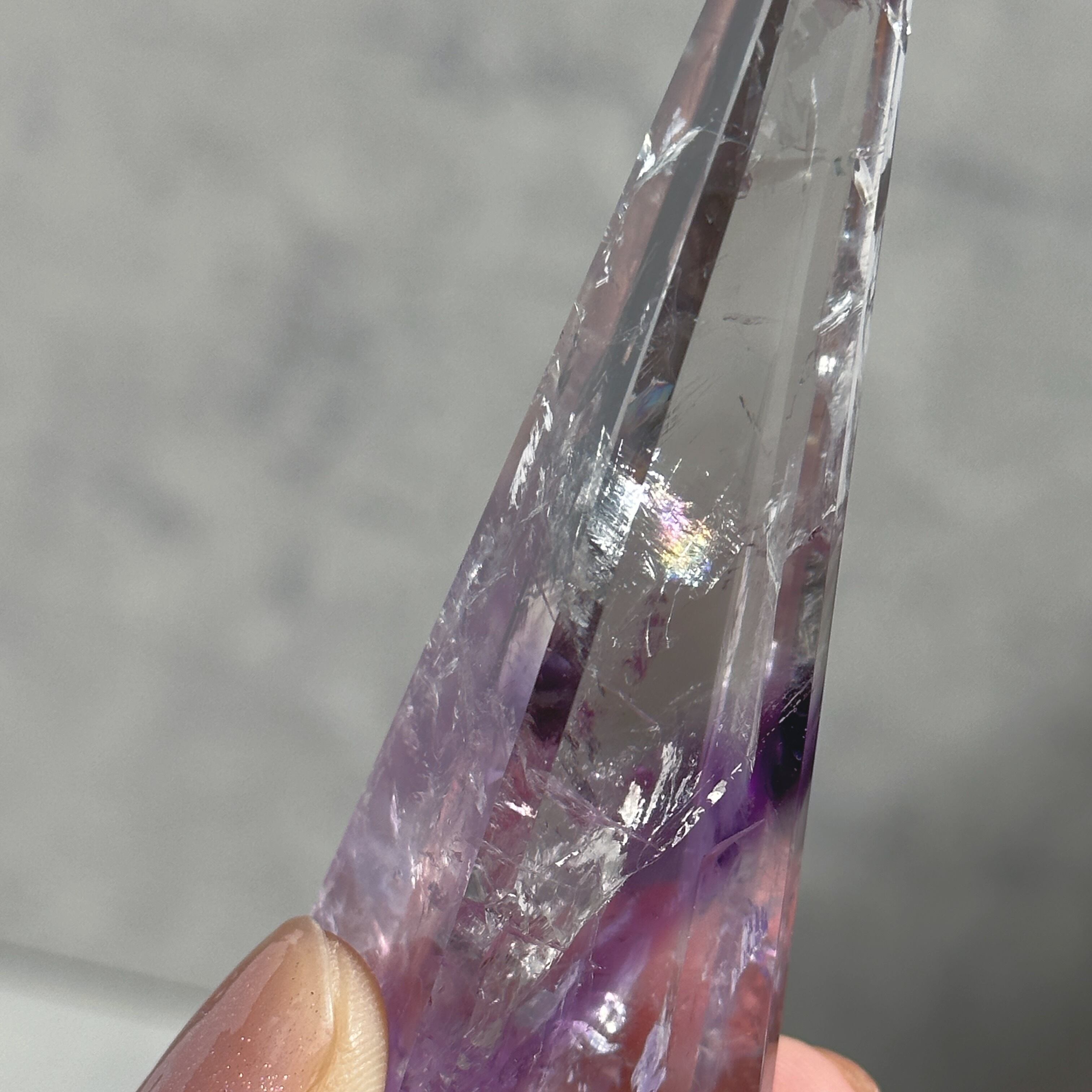 透明感◎ファントムアメジスト オベリスク13◇Phantom Amethyst