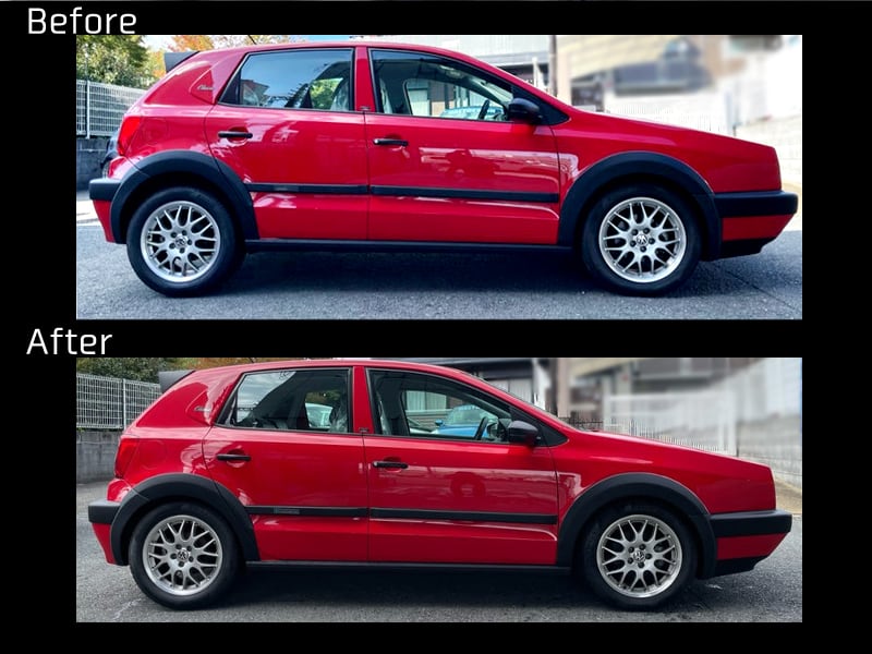 ポロ6R / ローダウン スプリング / ブルーマックス