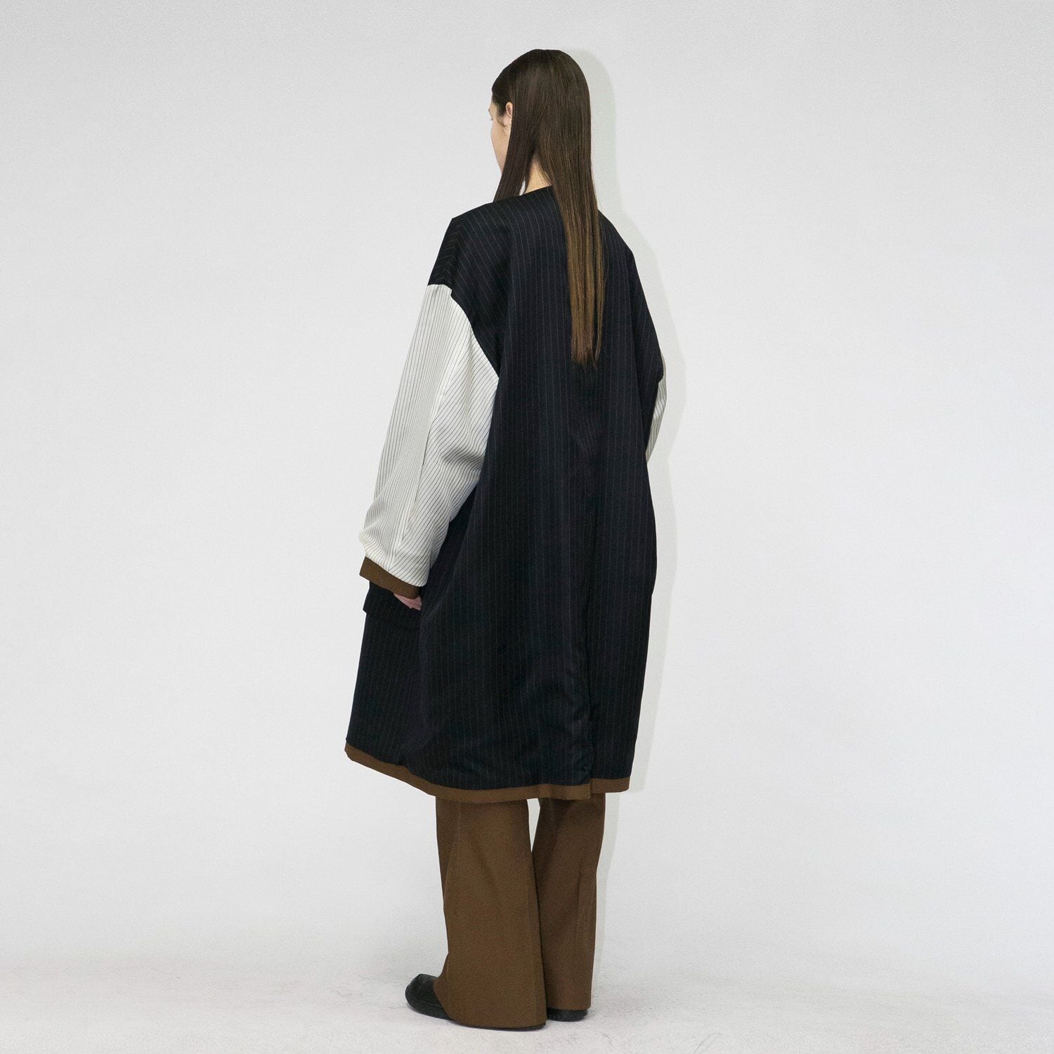 my beautiful landlet HIGH DENSITY GABA REVERSIBLE COAT (BROWN