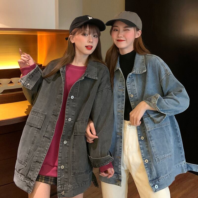 ジャケット スプリングオータムルーズ 春物 秋物 試着室46438595815