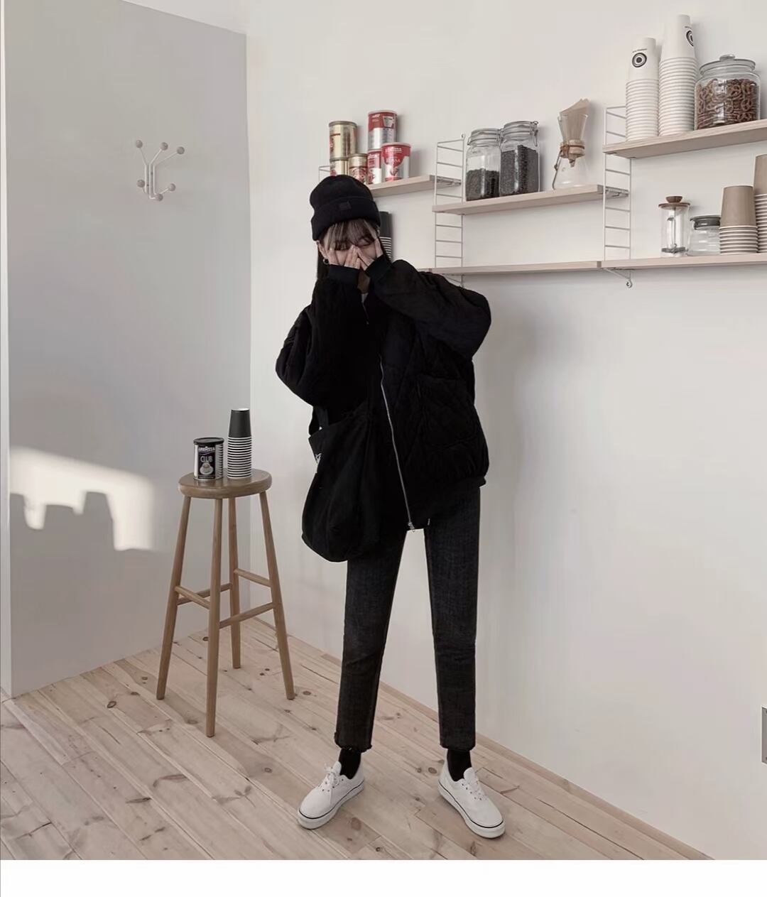 コーデュロイ　キルティングブルゾン　ASF212010-16