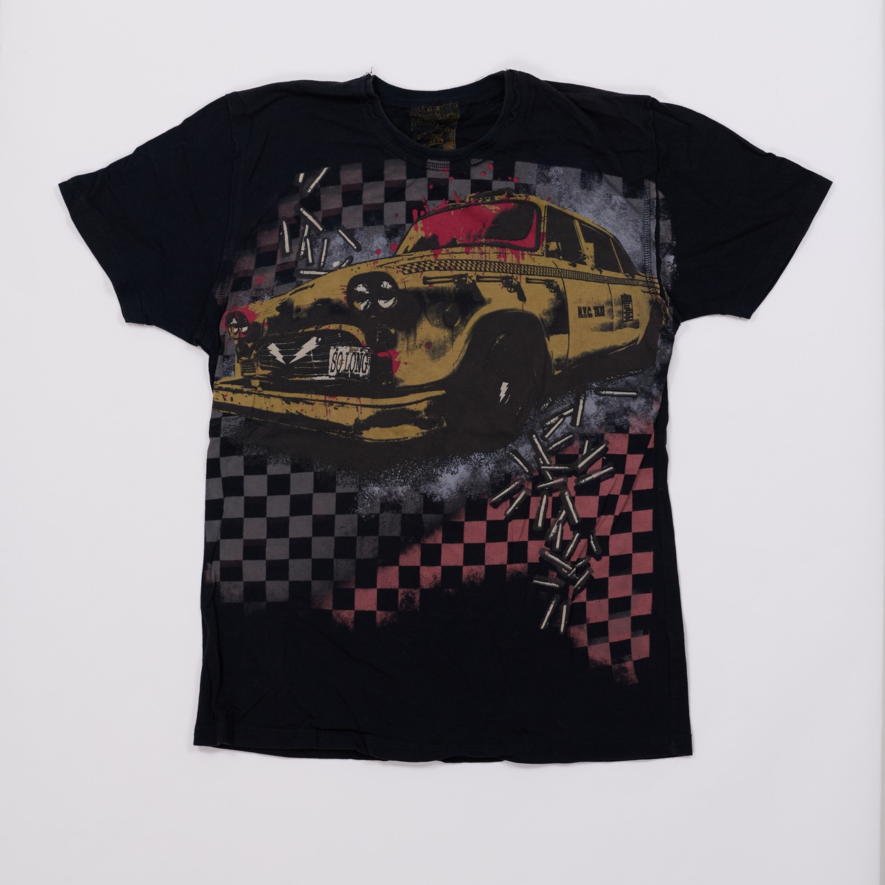古着 ブラックハーツ BLACK HEARTS NYC TAXI Tシャツ