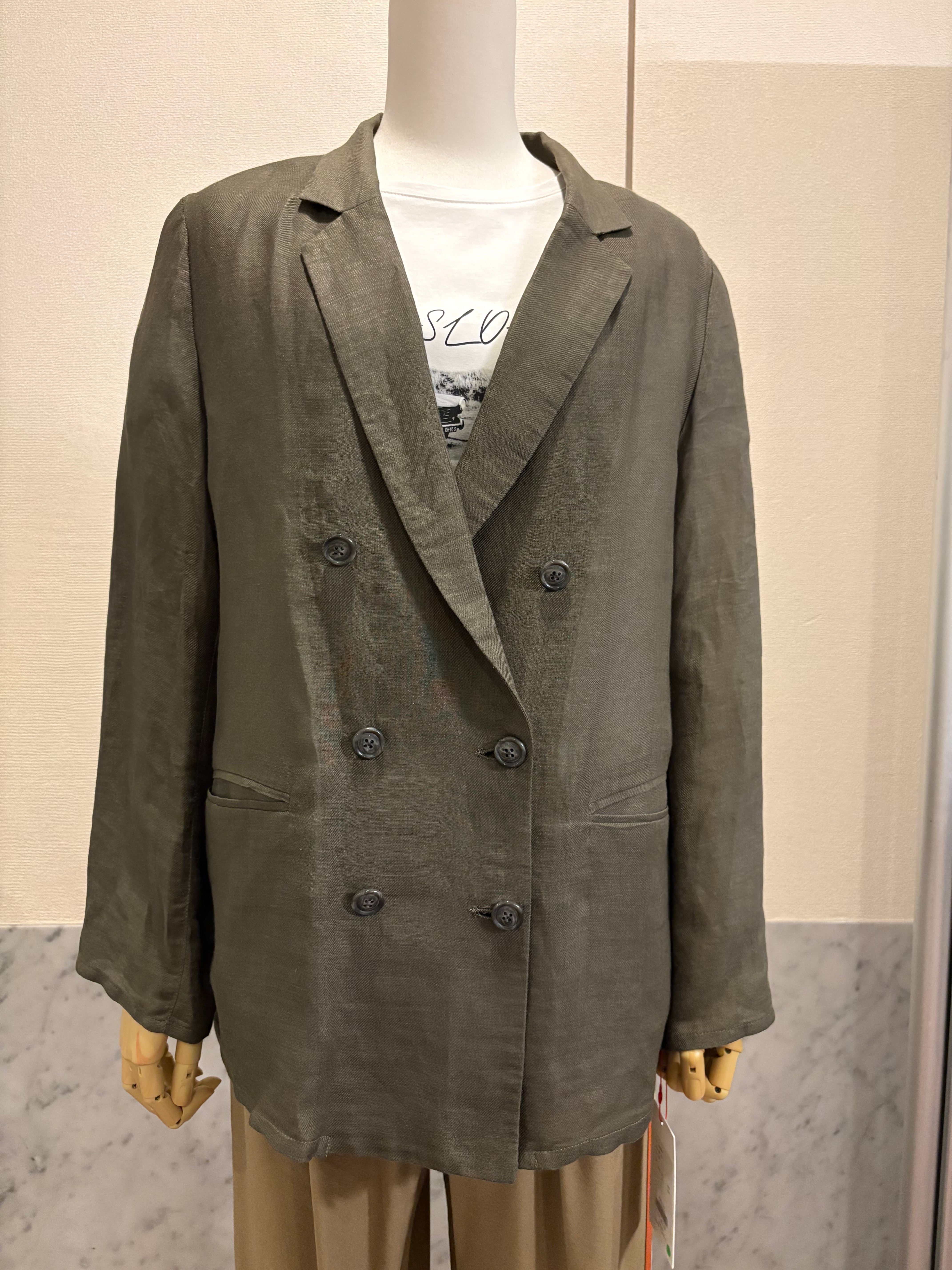 PASSIONE】リネンダブルジャケット（セットアップ可）｜626407 | khouse