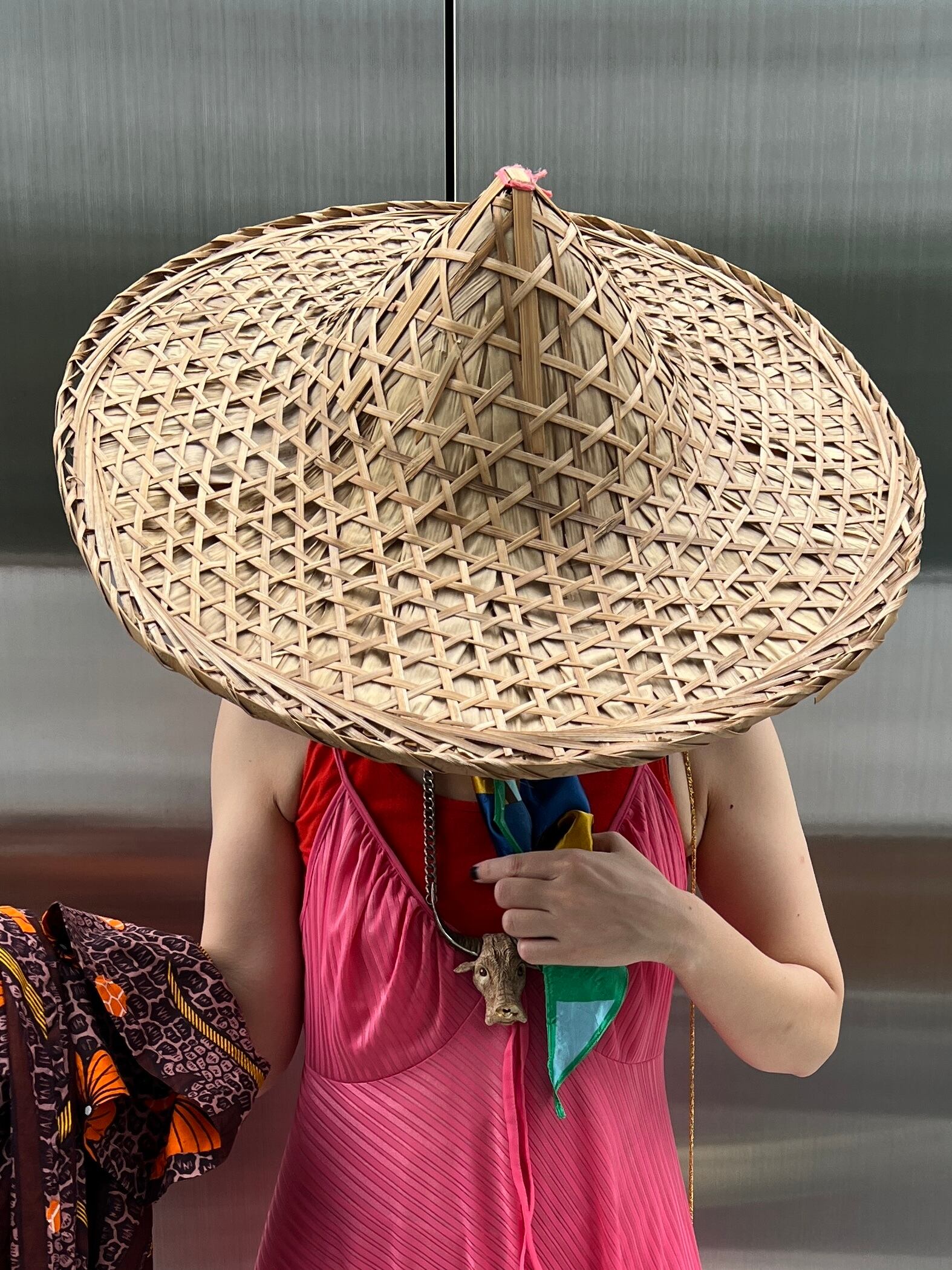 THAILAND handmade bamboo hat ( タイ ハンドメイド バンブー ハット )