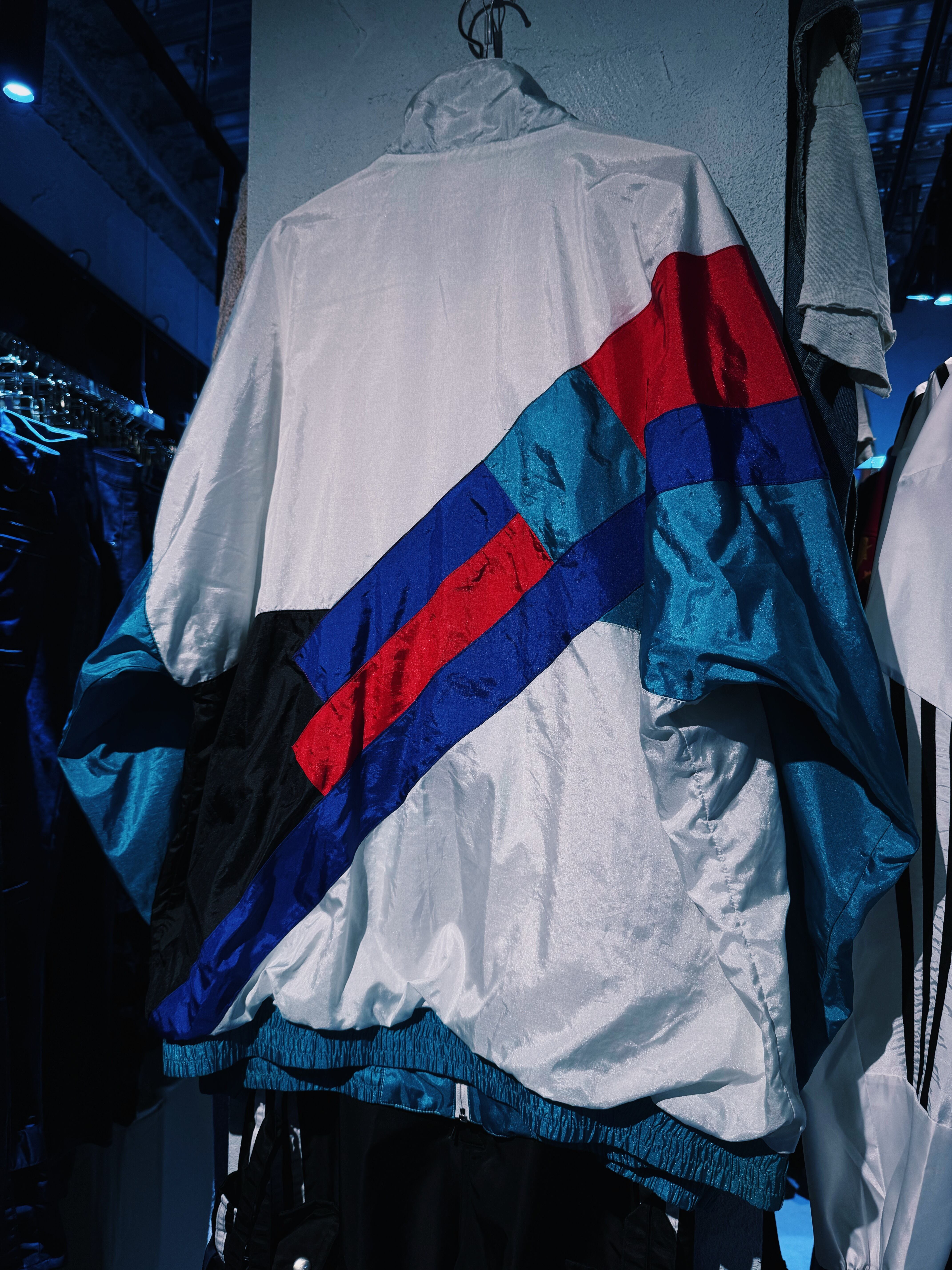 【D4C】80's"ADIDAS"EURO VINTAGE switching color nylon track jacket ayne
