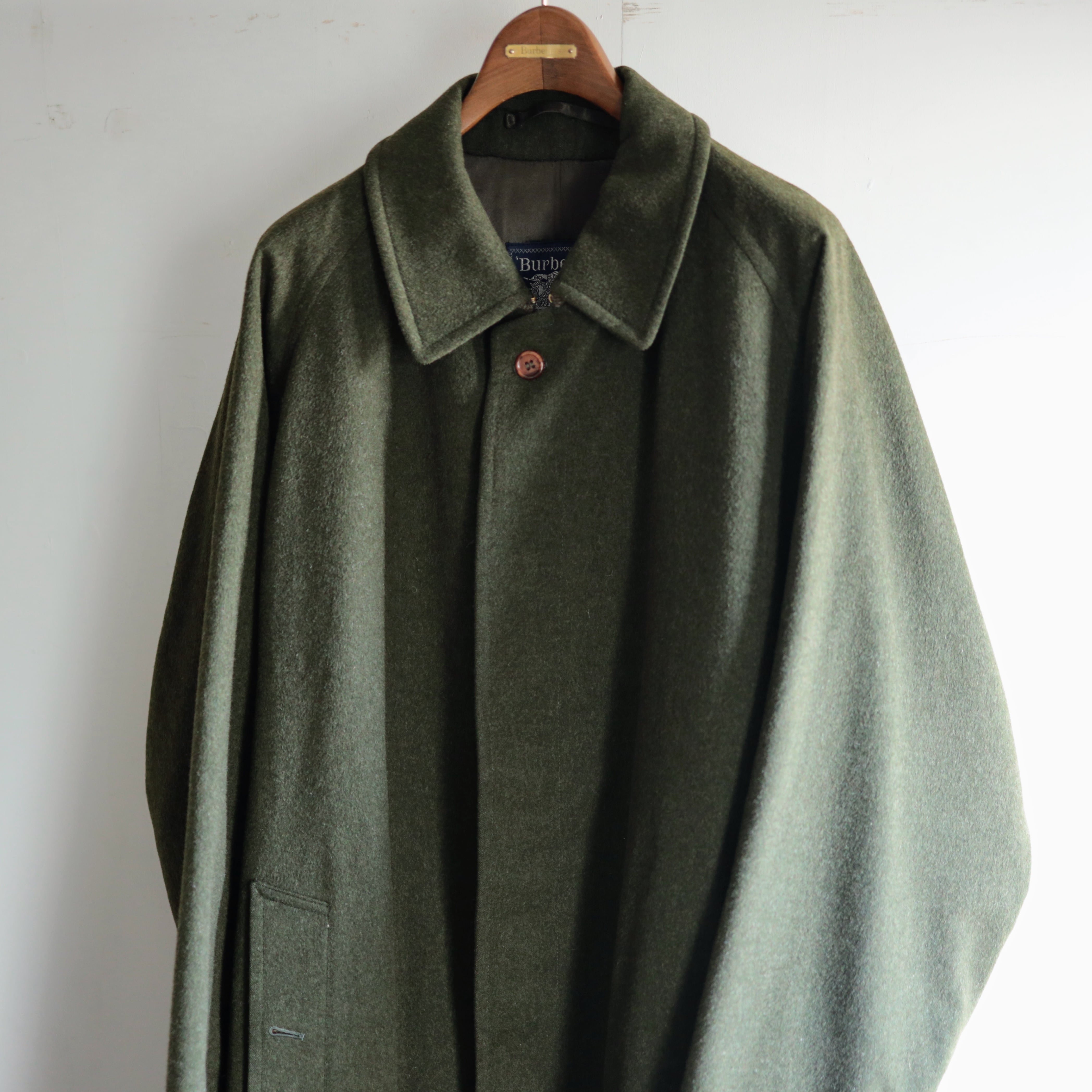 竜*猿様 60's VINTAGE BESPOKE RAGLAN LODEN C 80s Loden Green Single Raglan Coat 【一枚袖】 | coussinet（クシネ）