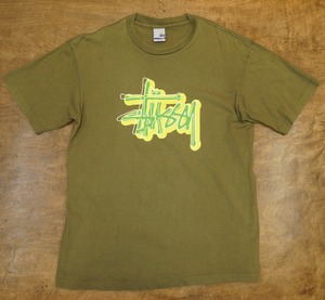 2764 stussy ステューシー MADE IN USA アメリカ製 Tシャツ メンズ古着 サイズL