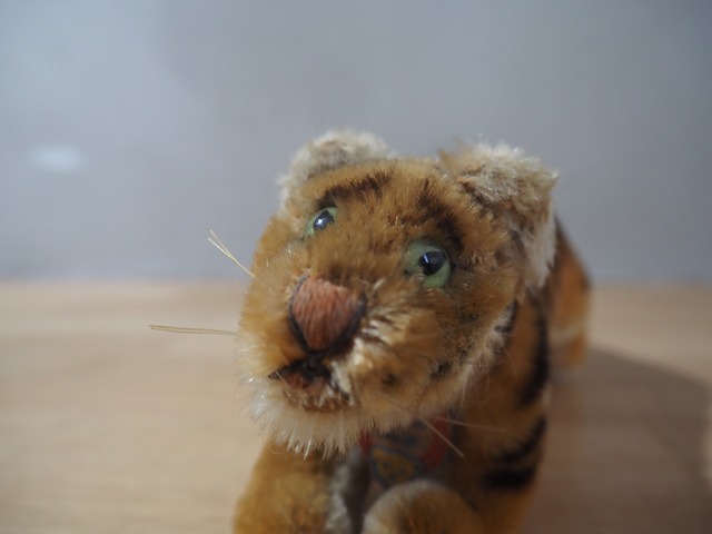 オールド シュタイフ トラ Steiff Tiger 10cm
