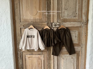 【la camel】Maybeチェックパンツ 90〜130cm  2241119
