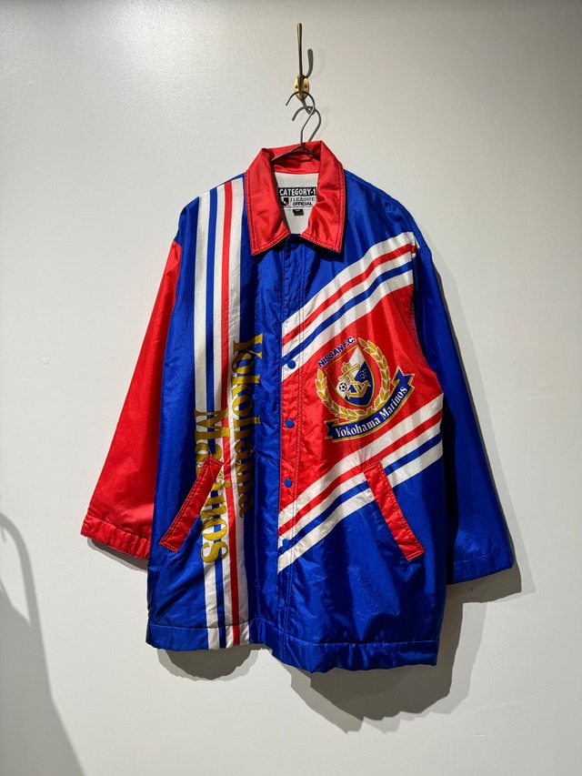 （OT865）90's J.LEAGUE OFFICIAL Yokohama Marinos nylon jacket