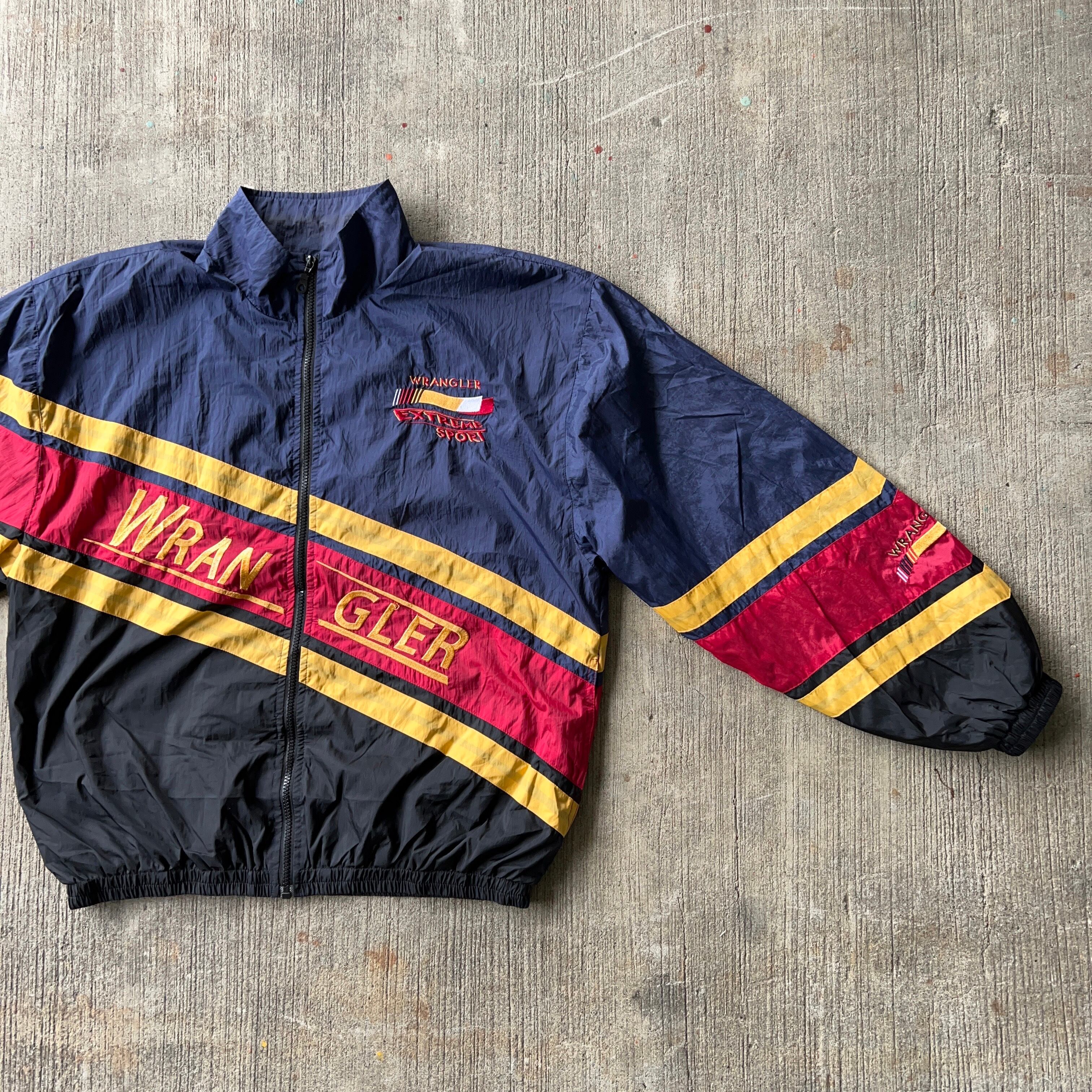 90's Wrangler EXTREME SPORT 刺繍ナイロンジャケット【0828A54】【送料無料】 Thrift Tokyo   TAROCK 古着通販