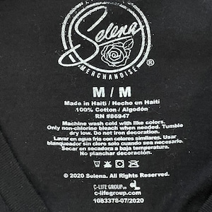 【SELENA】セレーナ 音楽Tシャツ フォトプリント アーチロゴ M us古着