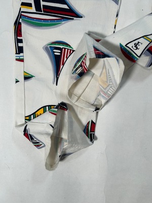 12542 ESCADA SPORT エスカーダ スポーツ ヨット柄 W27程度