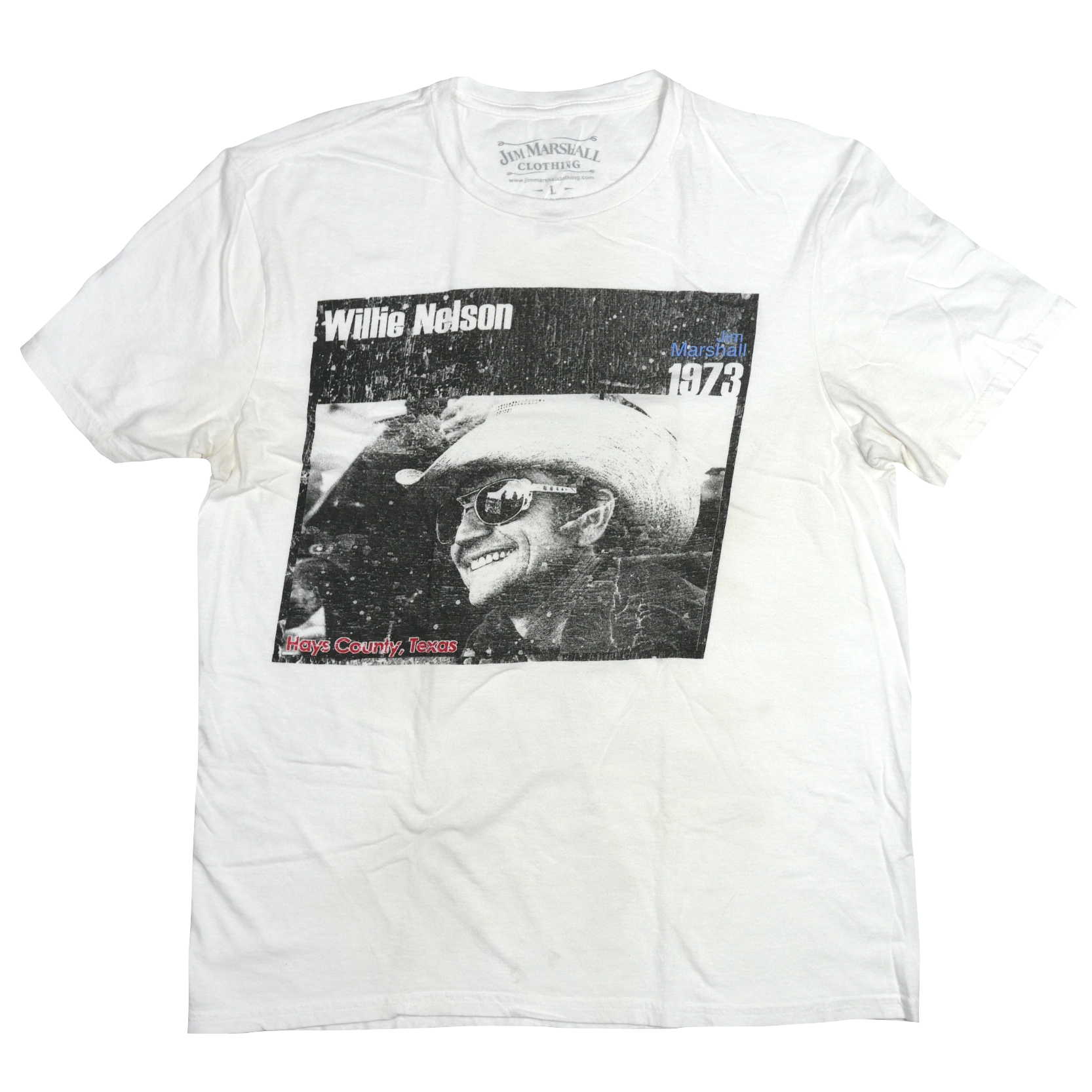 USED【L】Willie Nelson Tee / Jim Marshall Clothing
