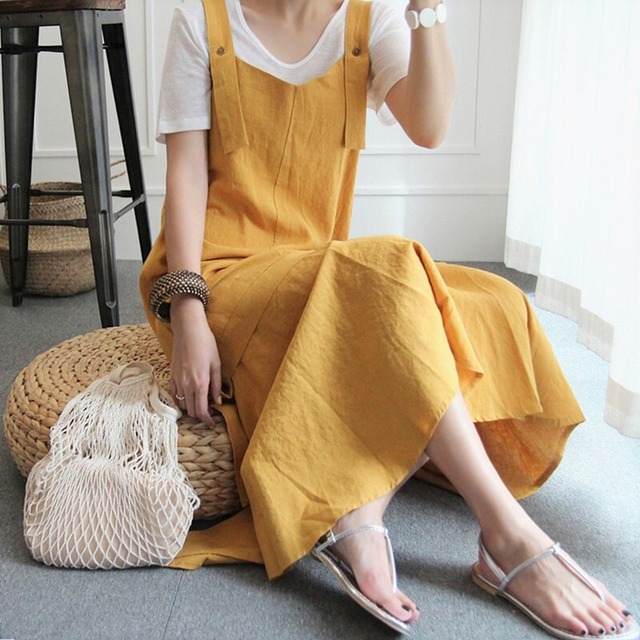 サロペット スカート ロング Aライン ジャンパースカート 春 夏 Tyk Mapoche マポッシュ Base店