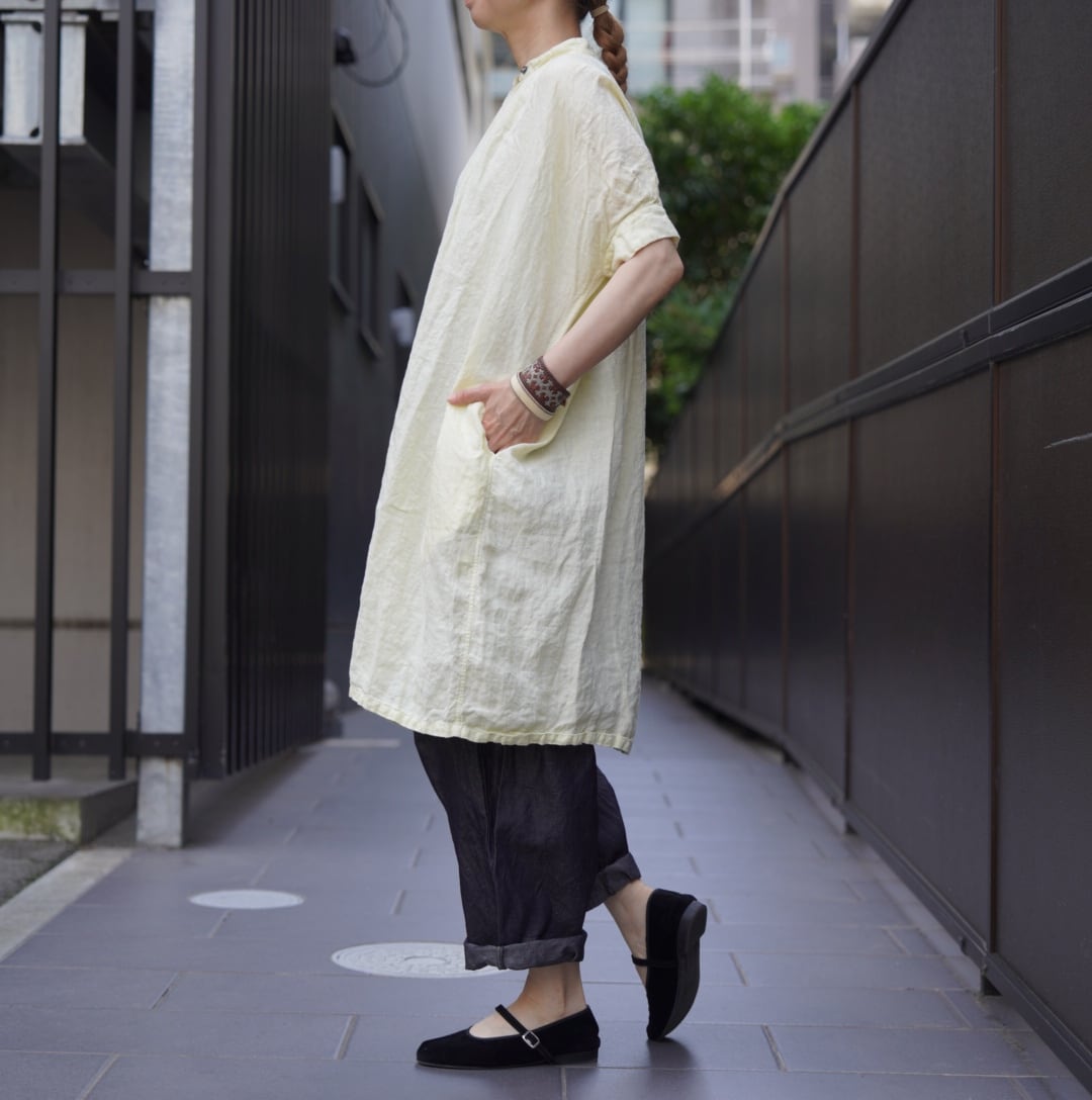 アイリッシュリネンワンピース 美品】LISETTE アイリッシュリネン