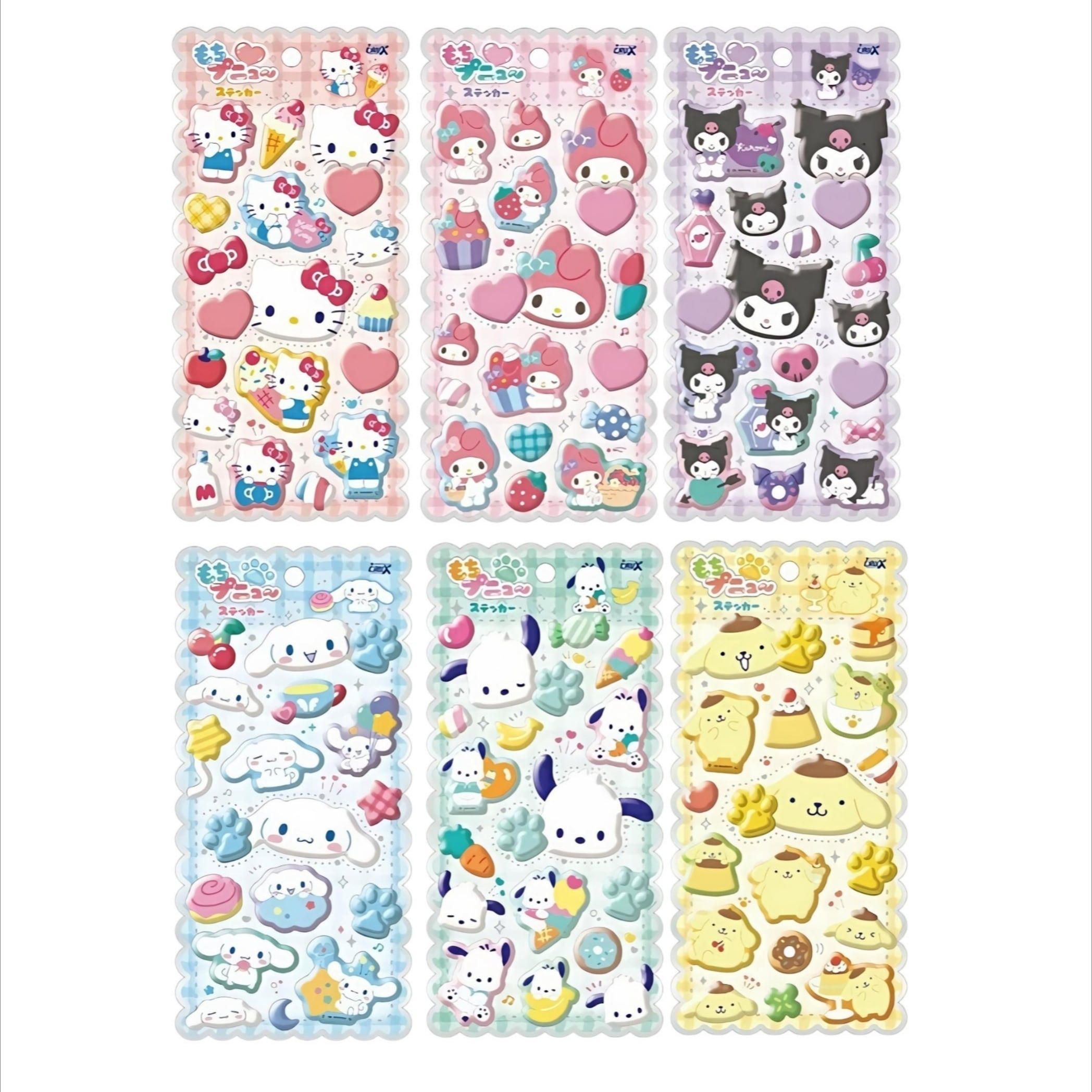 正規品】サンリオキャラクターズ もちプニューステッカー | MAa's shop