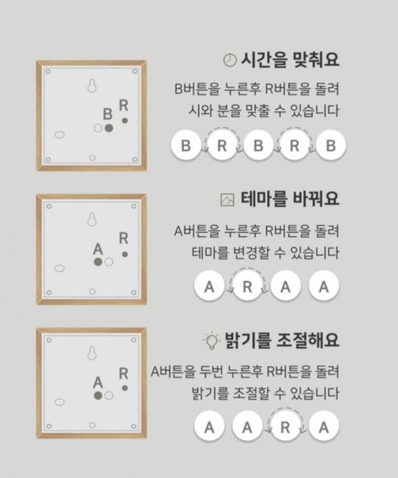 送料無料】unique korean wall clock 3colors / ウッド ハングル 韓国