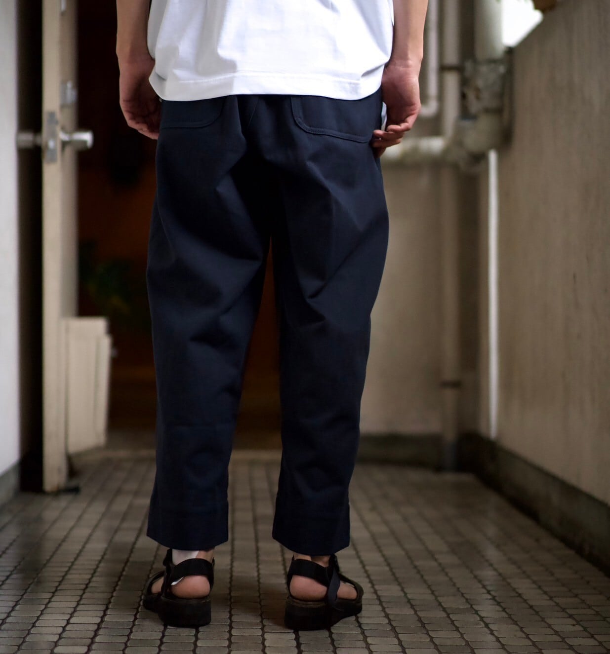 TUKI(ツキ) / s/s WIDE WORK -navy blue-(0169) | Signs