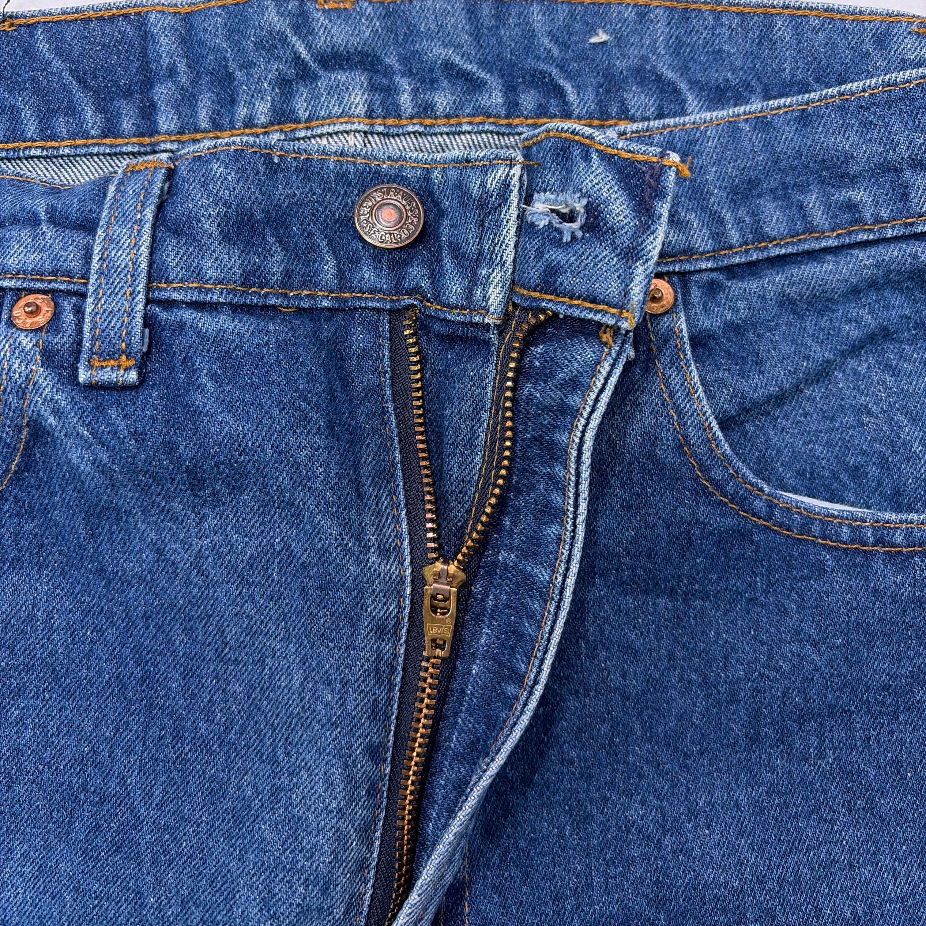 80s LEVIS リーバイス 505 USA製 デニム パンツ テーパード ジーンズ