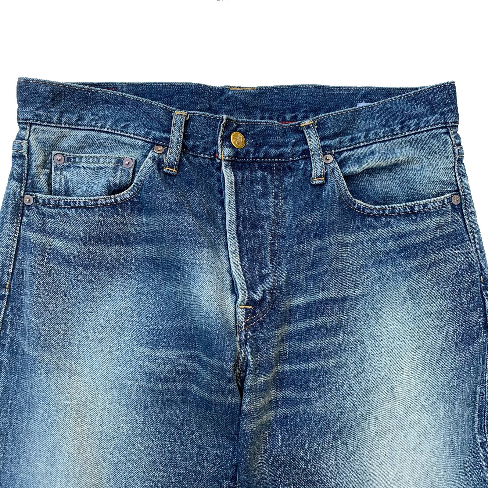 Hiroshima Denim】02 STRAIGHT VINTAGE INDIGO | HEIGHTS Online Store